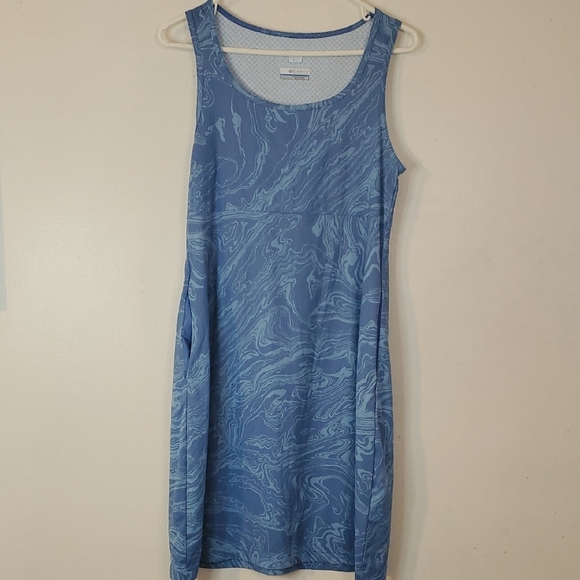 Columbia PFG Freezer 111 Dress Omni-Freeze Zero Size Small Sweat Activated Cooli - Picture 1 of 11